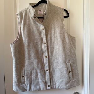 Gray Vest with Snap Buttons